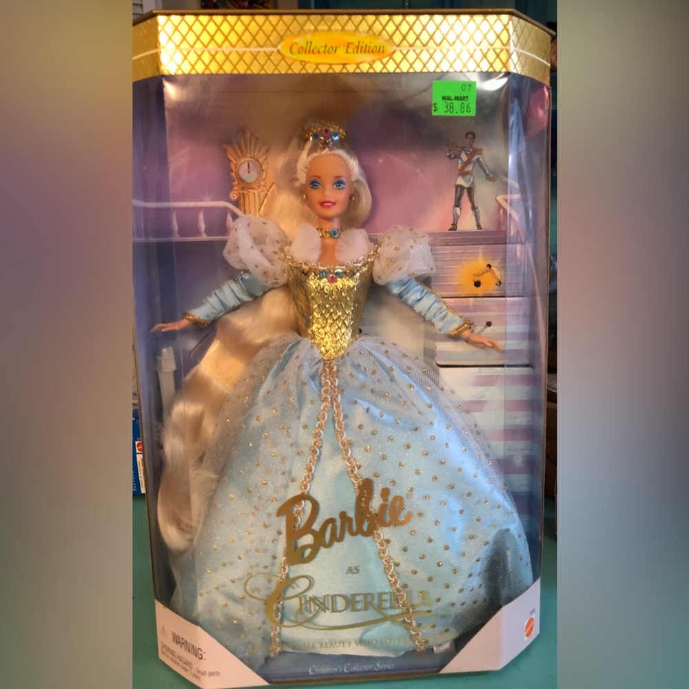 1996 Cinderella Barbie new in box